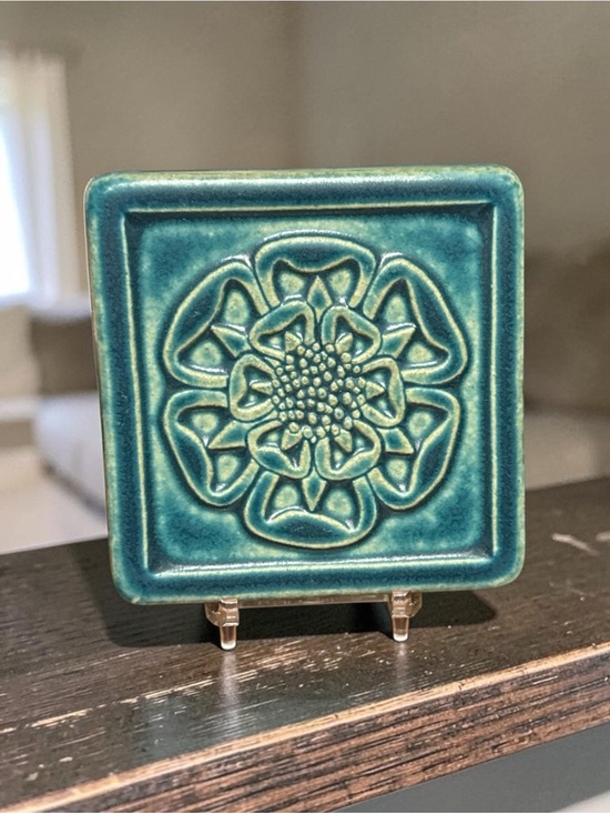 Other - Pewabic Pottery -Detroit Artisan Tile 4x4